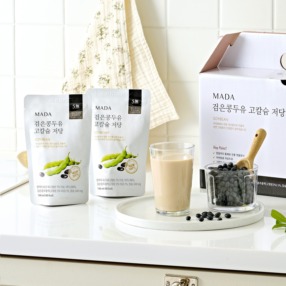 MADA 검은콩두유 고칼슘 저당(190mlx20개입) 대표이미지 섬네일