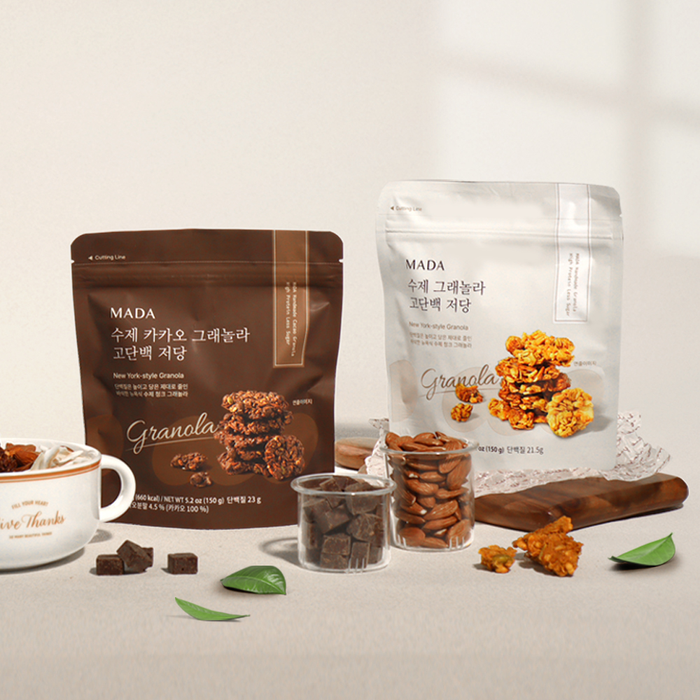 MADA 수제 그래놀라 고단백 저당(150g)1+1선택