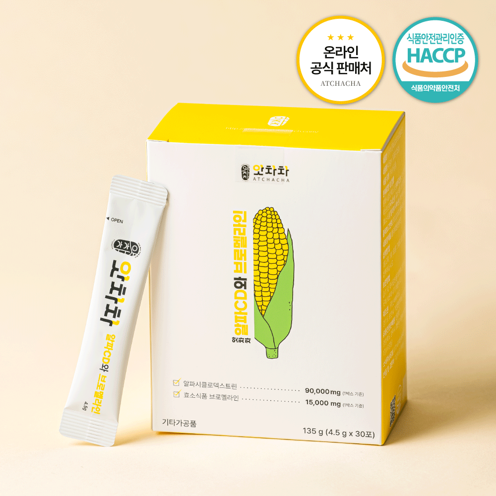 [앗차차] 앗차차 알파CD와 브로멜라인 (4.5g* 30포) 대표이미지 섬네일