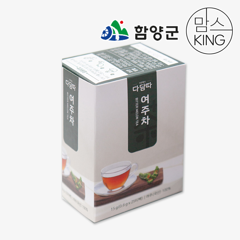 [함양군] 지산식품 다담따 국내산 여주차 0.6gx25티백 외