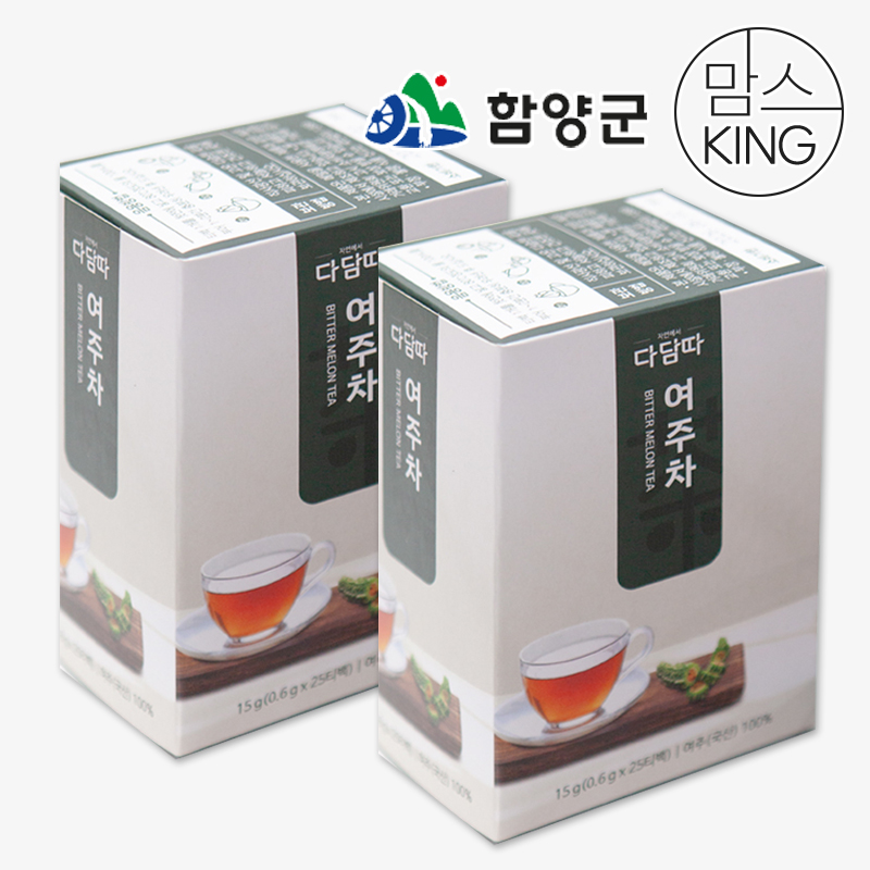 [함양군] 지산식품 다담따 국내산 여주차 0.6gx25티백 외