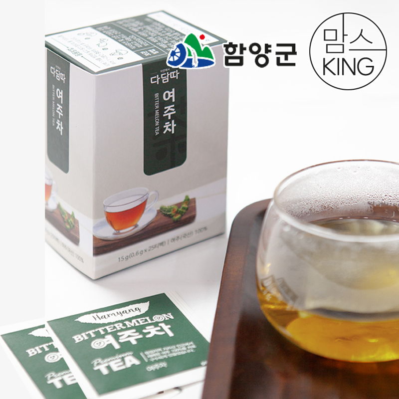 [함양군] 지산식품 다담따 국내산 여주차 0.6gx25티백 외 대표이미지 섬네일