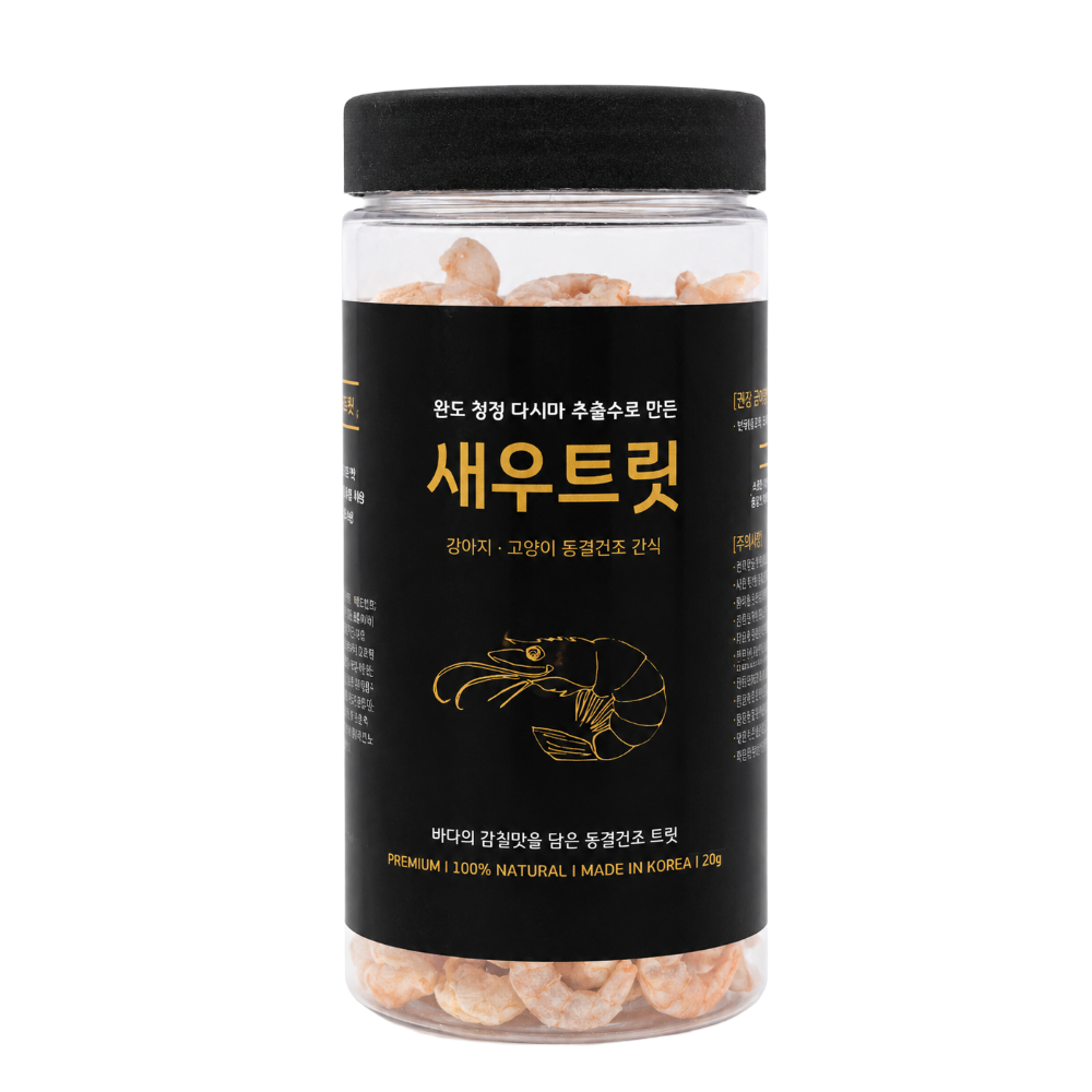 헬시하이펫 프리미엄 반려동물 동결건조 보양식 다시마 새우트릿, 20g, 1개