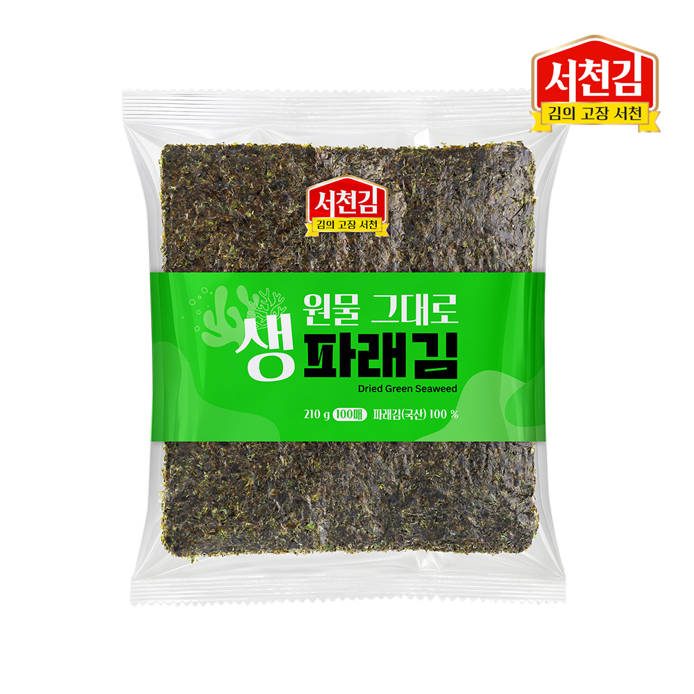 원물 그대로 생파래김 210g (100매) 대표이미지 섬네일
