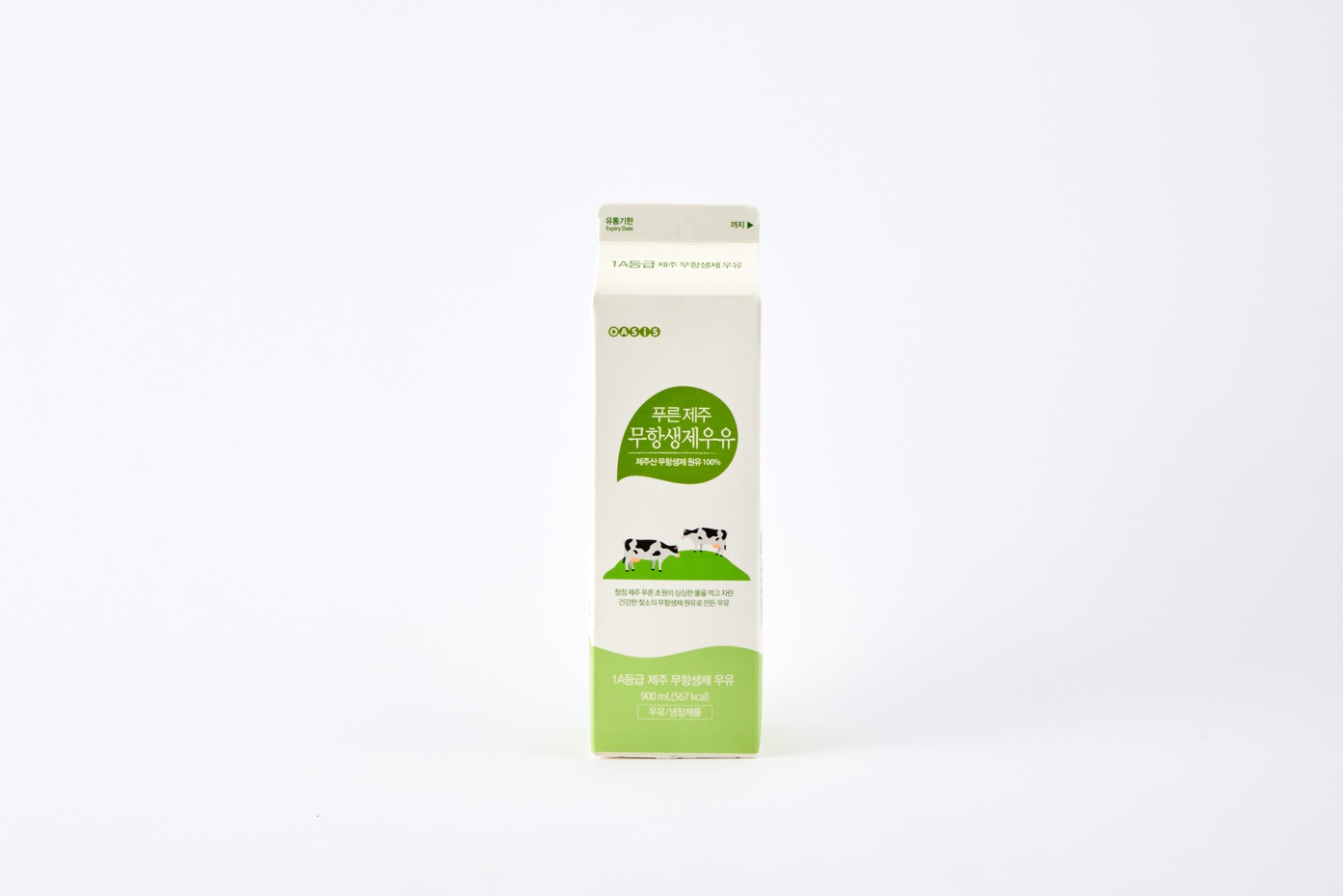 1A 푸른제주 무항생제 우유 (900ml)