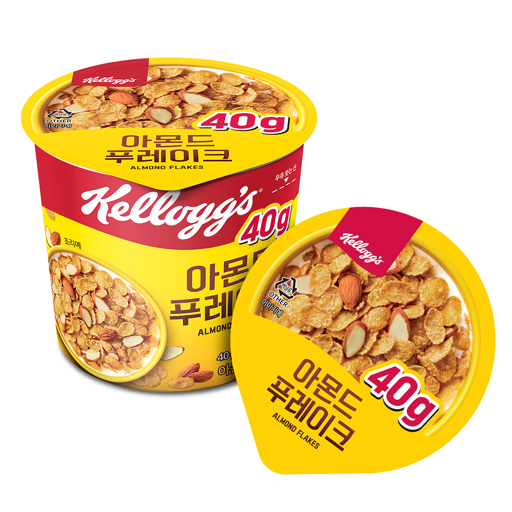 켈로그 아몬드 컵시리얼 40g