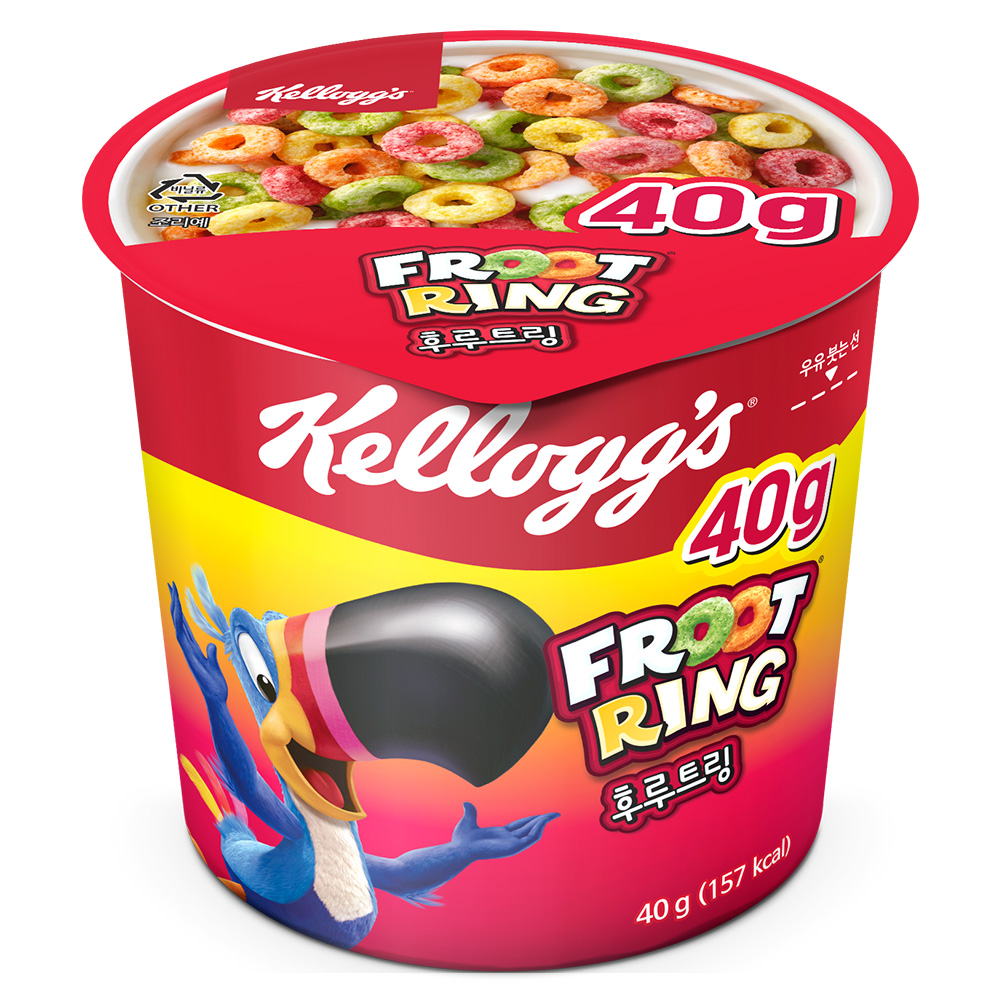 켈로그 후르트링 컵시리얼 40g