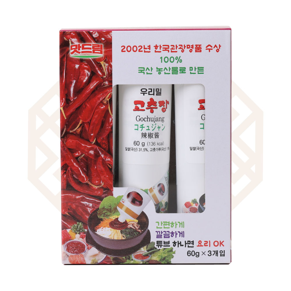 한주 우리밀고추장 튜브 60g × 3입 대표이미지 섬네일