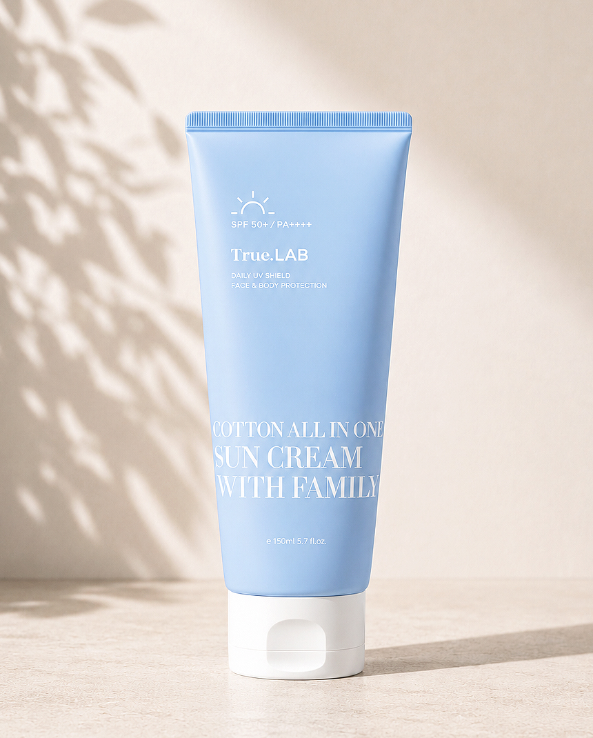 [신제품/온가족선크림] 정직한실험실 코튼 올인원 선크림 위드 패밀리 150ml 대표이미지 섬네일