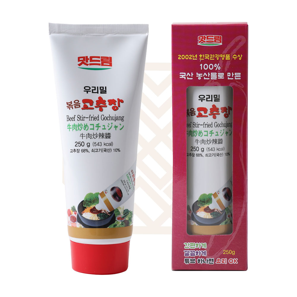 한주 우리밀쇠고기볶음고추장 튜브 250g