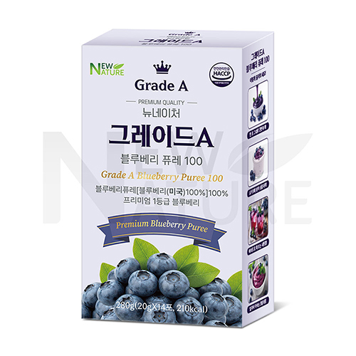 [뉴네이처] 그레이드 A 블루베리 퓨레 100 20g x 14포
