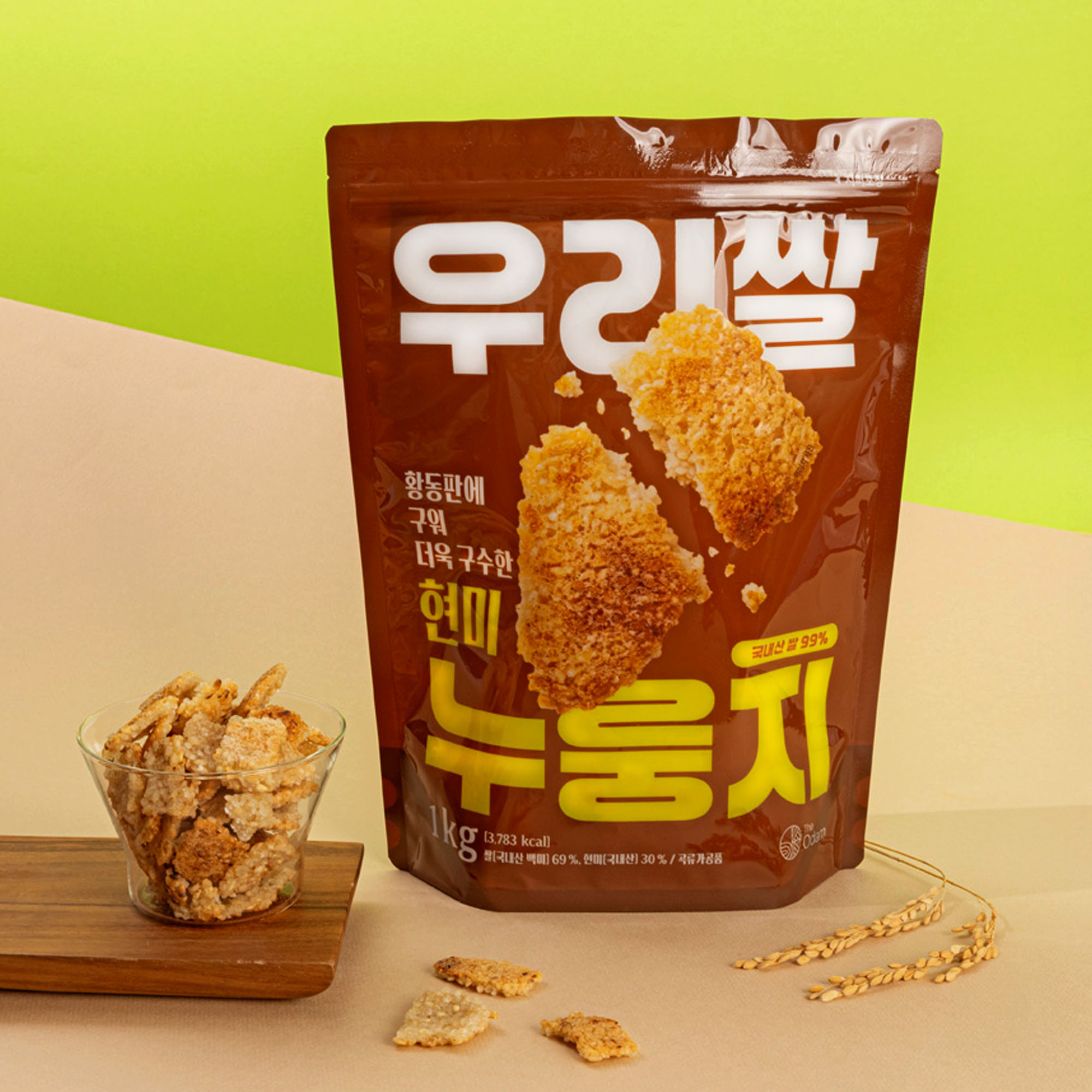 더오담 우리쌀 누룽지 1kg(백미/현미)