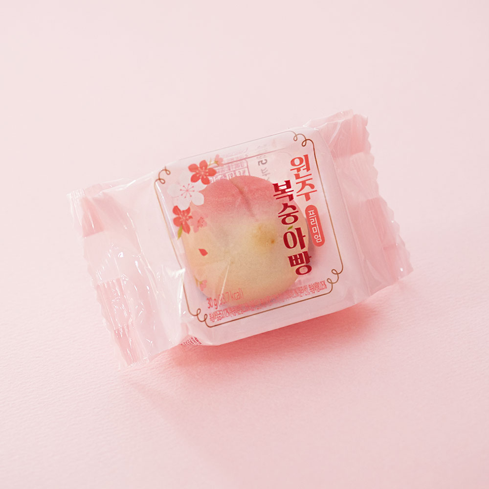 원주 복숭아빵[12개입, 개별포장] 360g