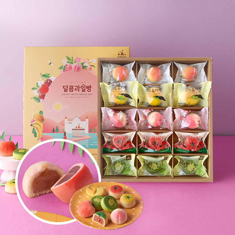 달콤과일빵 [15개입] 426g 대표이미지 섬네일