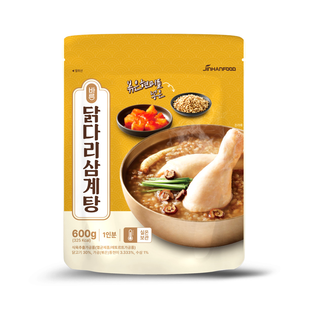 바른 닭다리삼계탕 600g