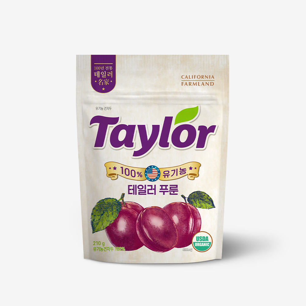 [테일러] 유기농 푸룬 건자두 (210g) 대표이미지 섬네일
