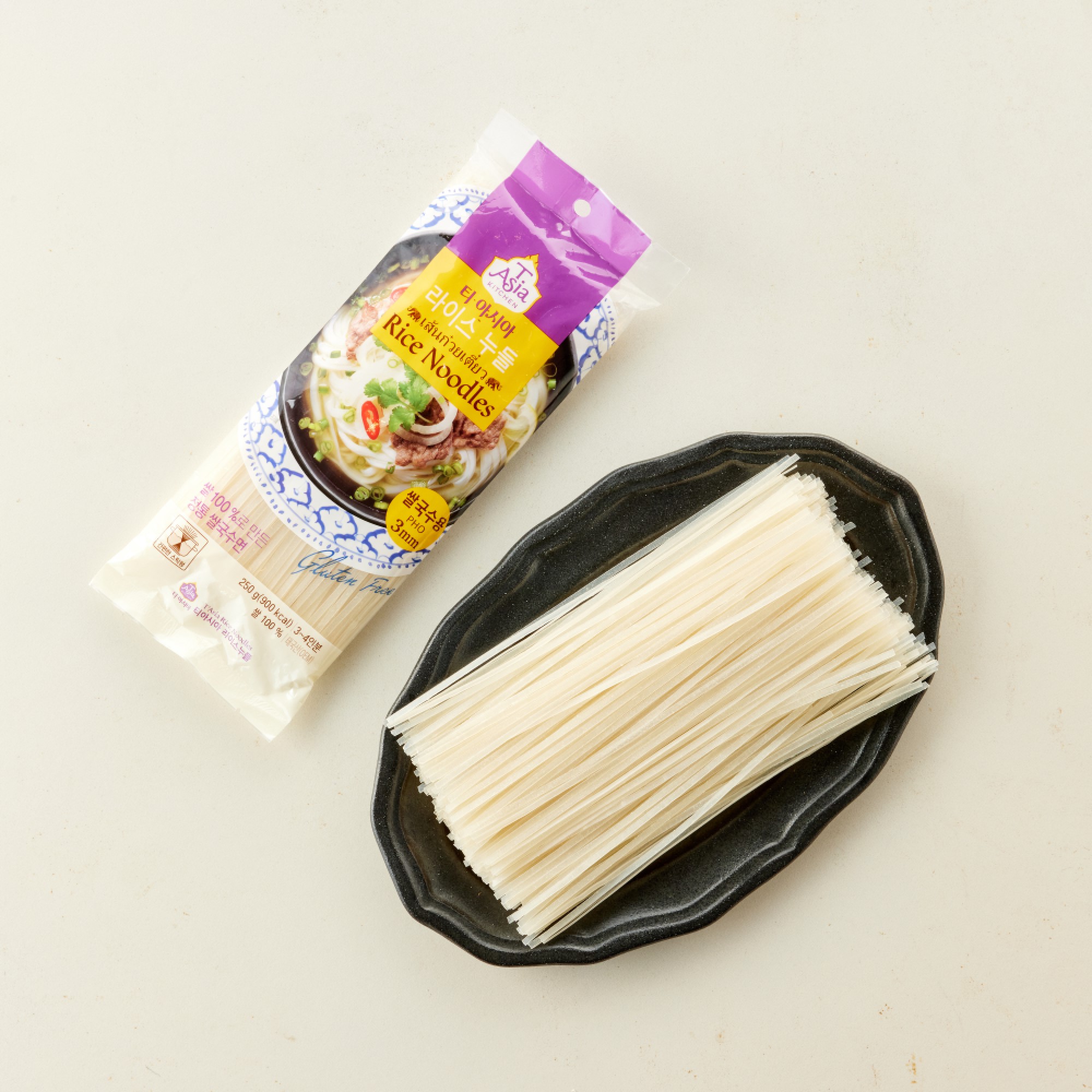 티아시아키친 라이스누들 국물용 (3mm, 250g)