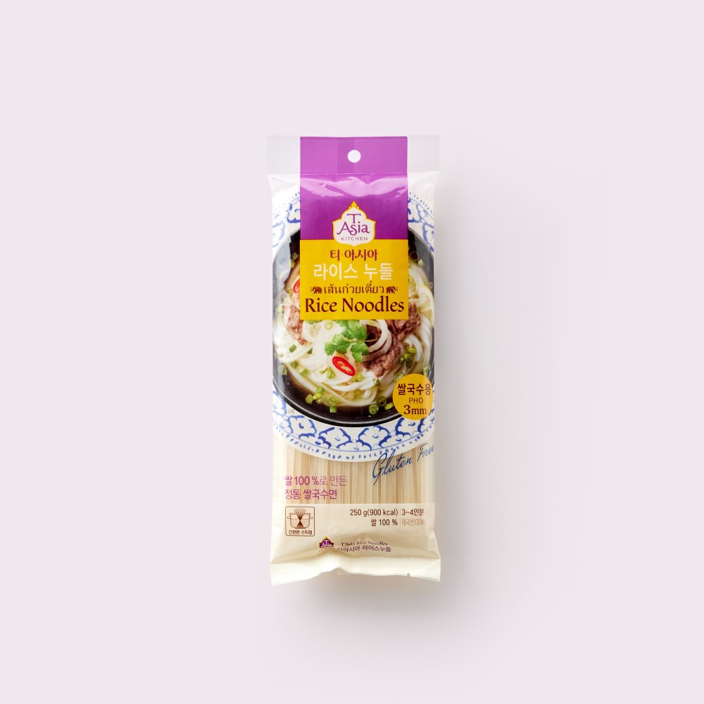 티아시아키친 라이스누들 국물용 (3mm, 250g)