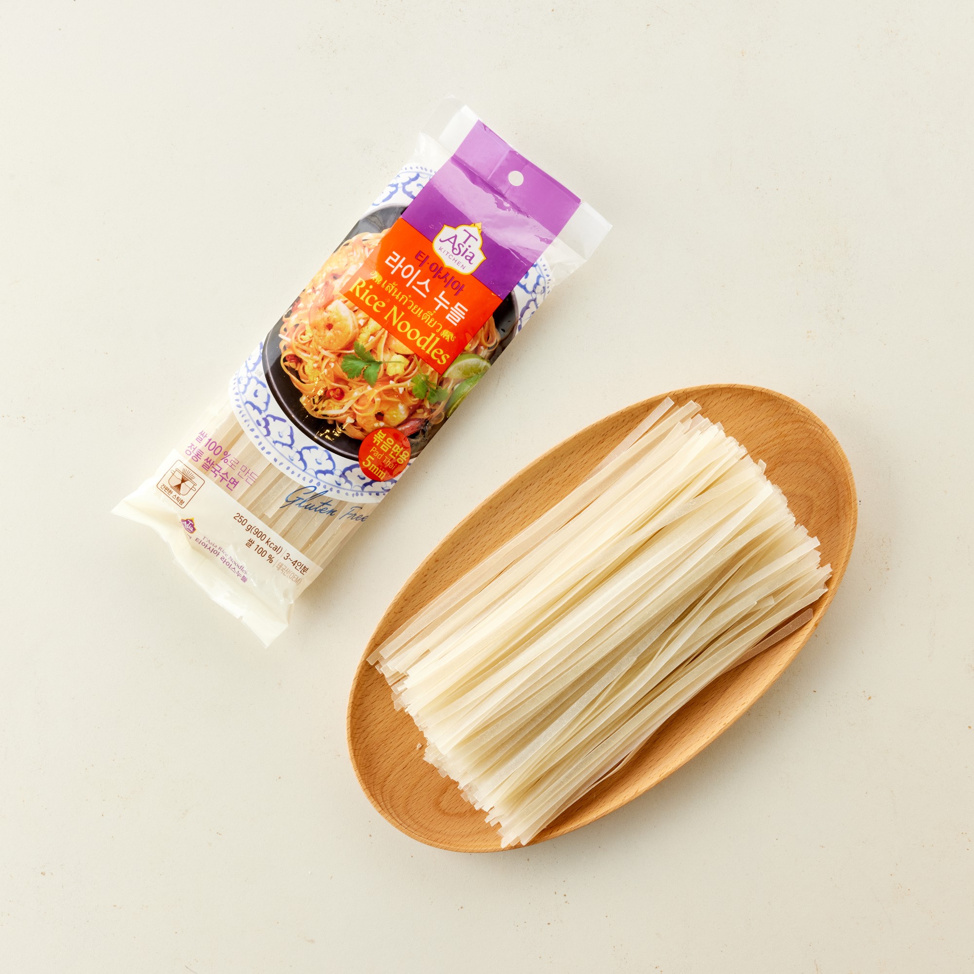 티아시아키친 라이스누들 볶음용 (5mm, 250g)