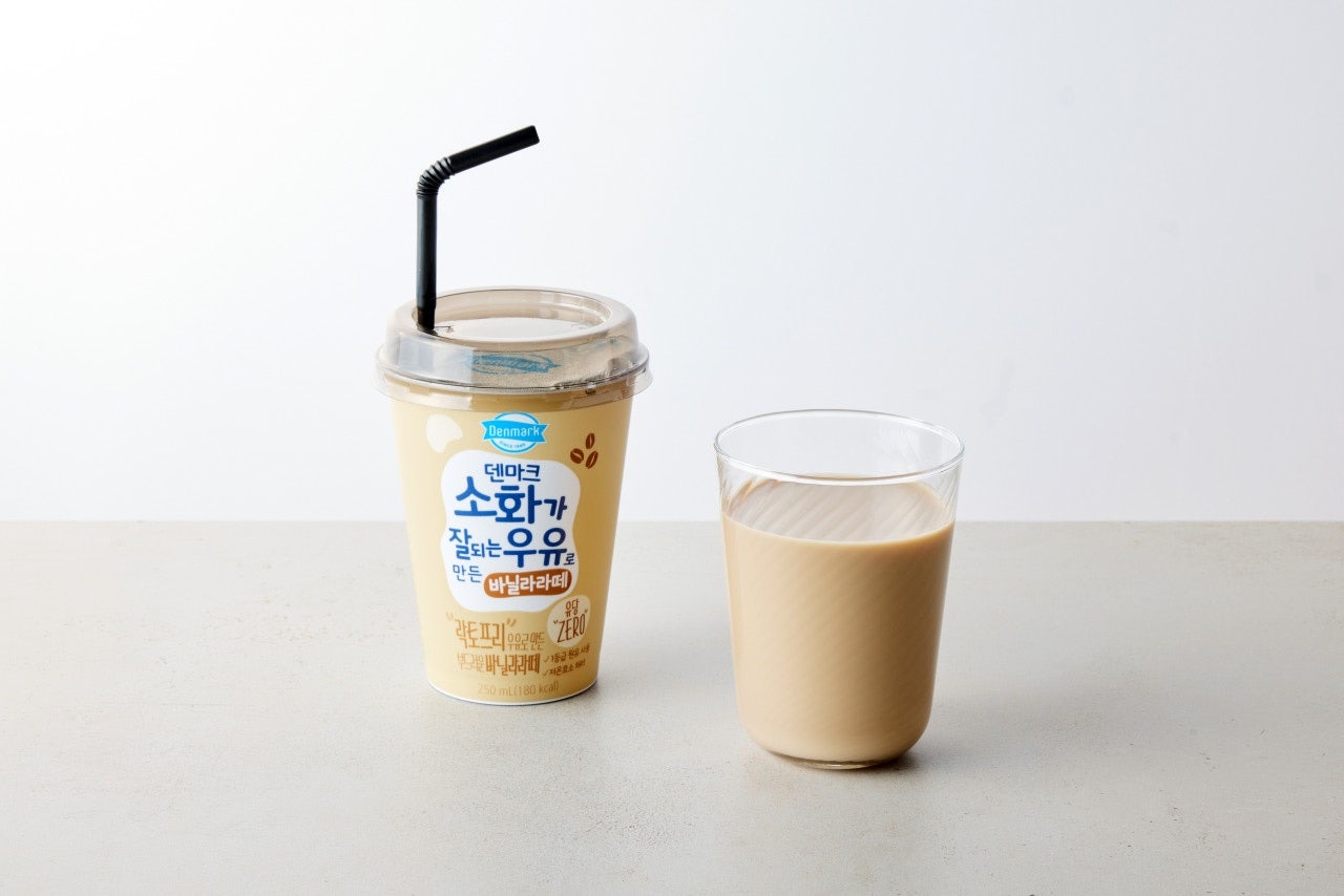 소화가 잘되는 우유로 만든 바닐라라떼(250mLx12입)