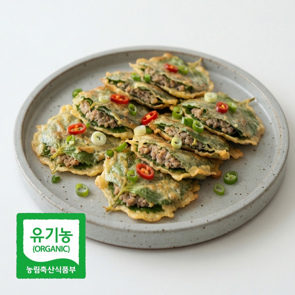 초록초록팜 국내산 유기농 깻잎 500g 외 당일수확 산지직송 향긋한 쌈채소 친환경깻잎 ZU
