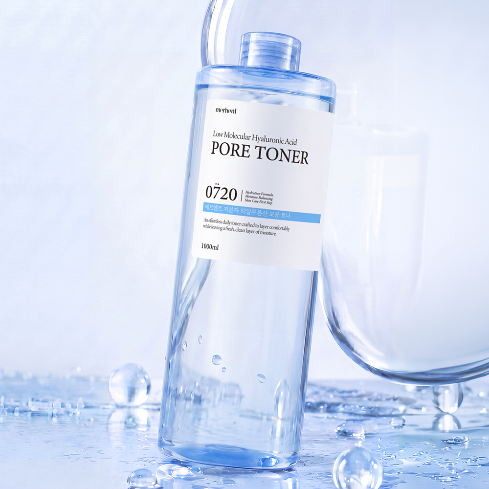 메르헨트 저분자 히알루론산 모공 토너 1L 대용량 수분 스킨 진정 수분 남자 여자
