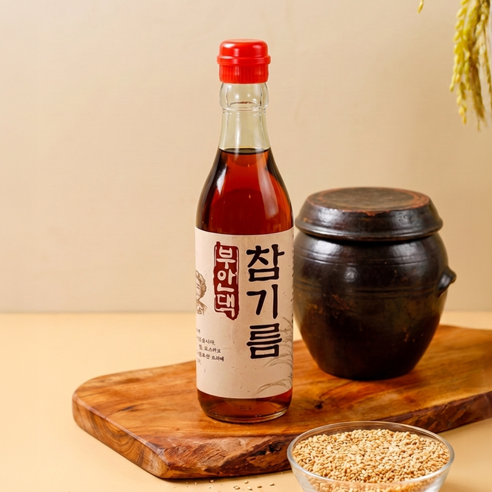 부안댁 진한 참기름 350ml 대표이미지 섬네일