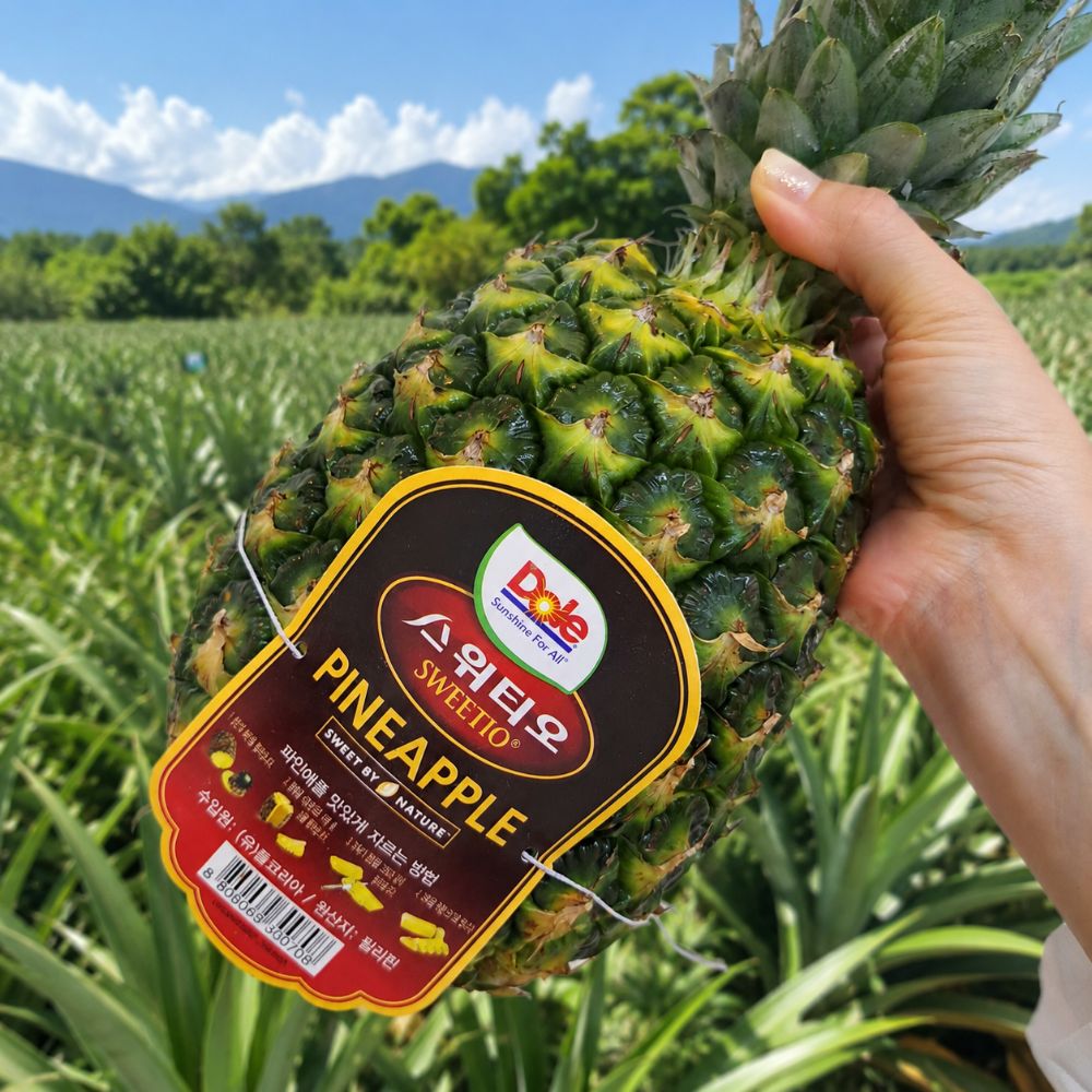 스위티오 파인애플 고당도 최상품 과즙 가득 1통 2통 3통 (개당 1.7~1.9kg)