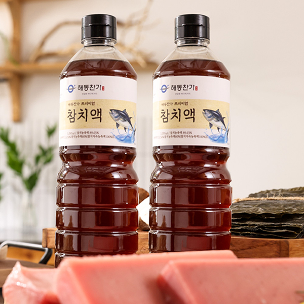 [에드워드권] 프리미엄 참치액 2병(병당 1,150g)