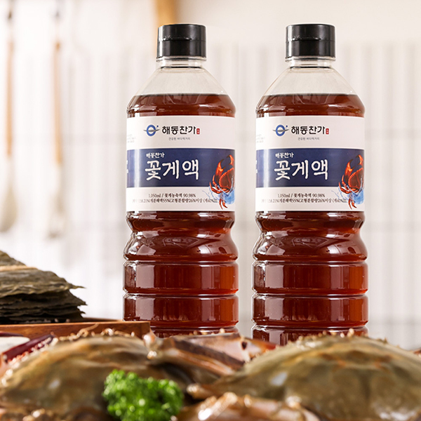 [에드워드권] 프리미엄 꽃게액 2병(병당 1,150g)