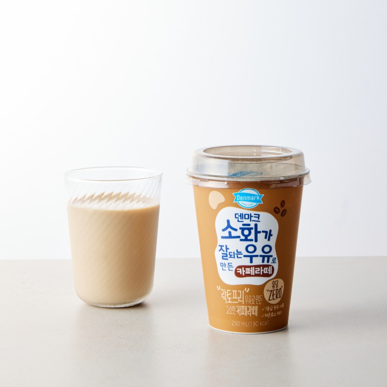 소화가 잘되는 우유로 만든 카페라떼(250mL) 대표이미지 섬네일