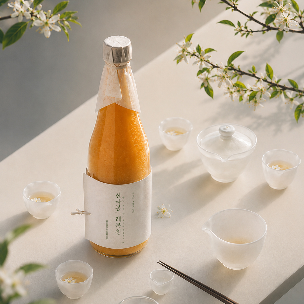 한라봉레몬청 심다 선물세트 500ml
