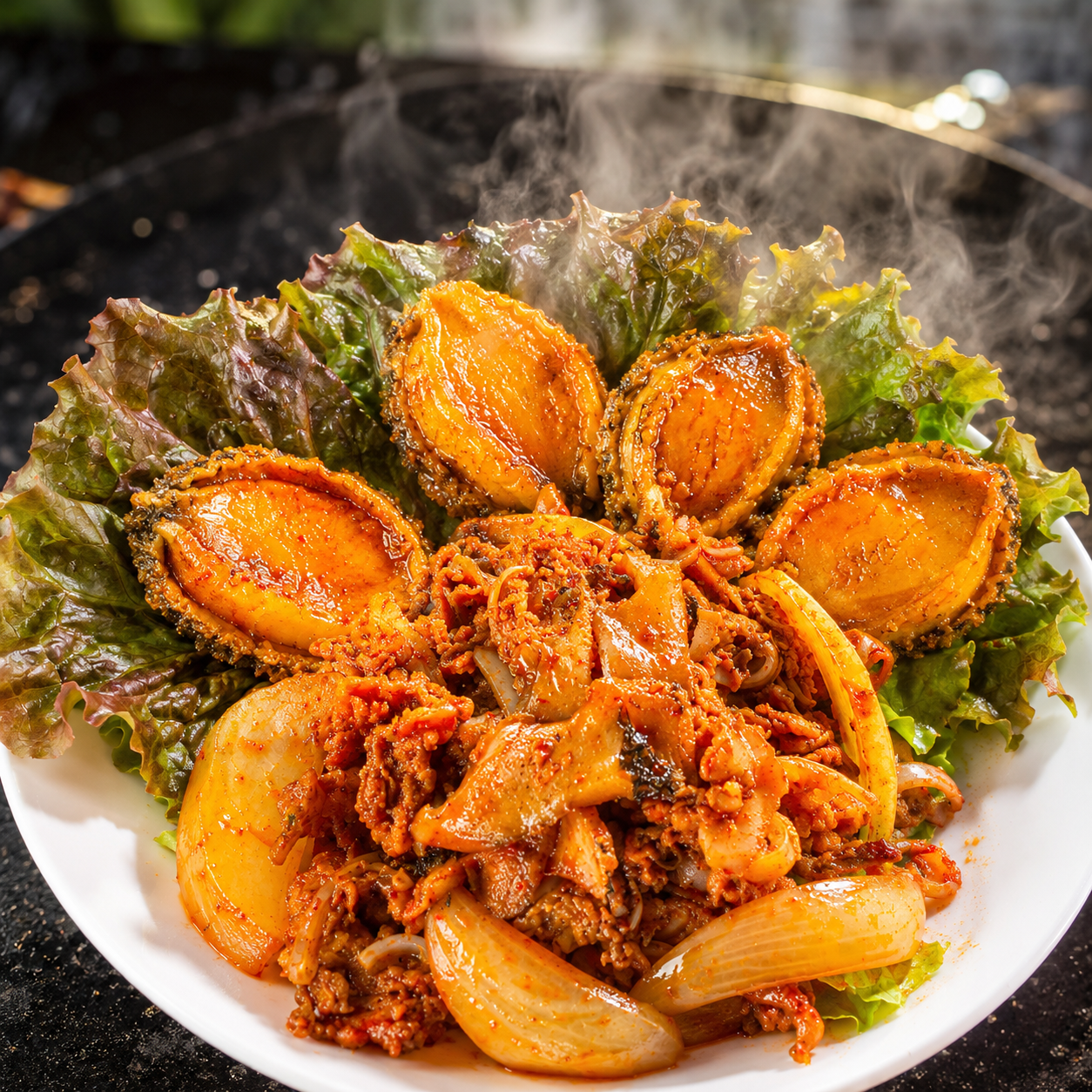 전복매콤오돌뼈