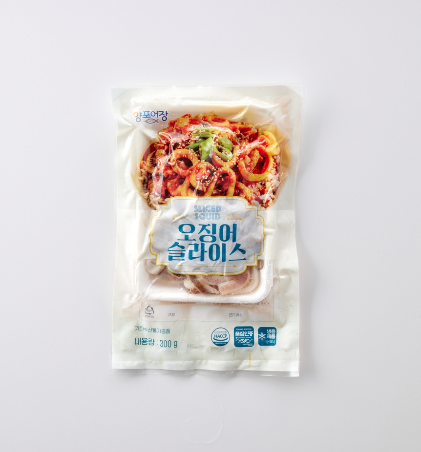 오징어 슬라이스 (300g, 원양산)