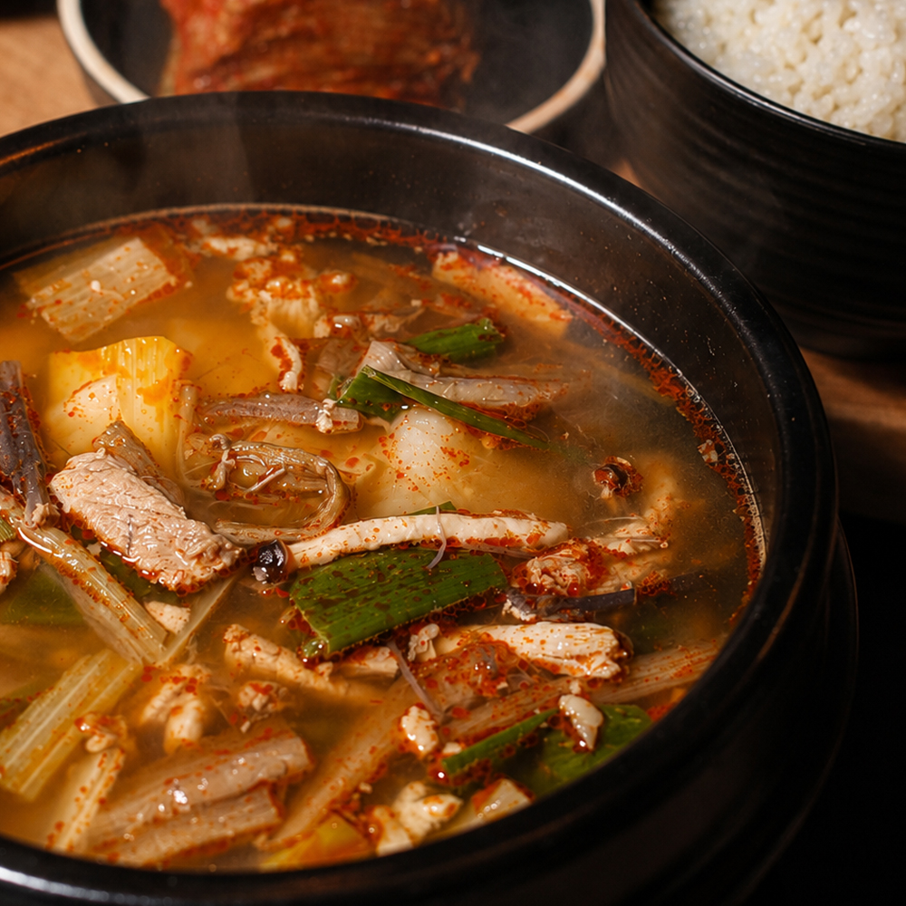 풀잎푸드 가마솥에 끓인 장터소고기국밥 500g 대표이미지 섬네일
