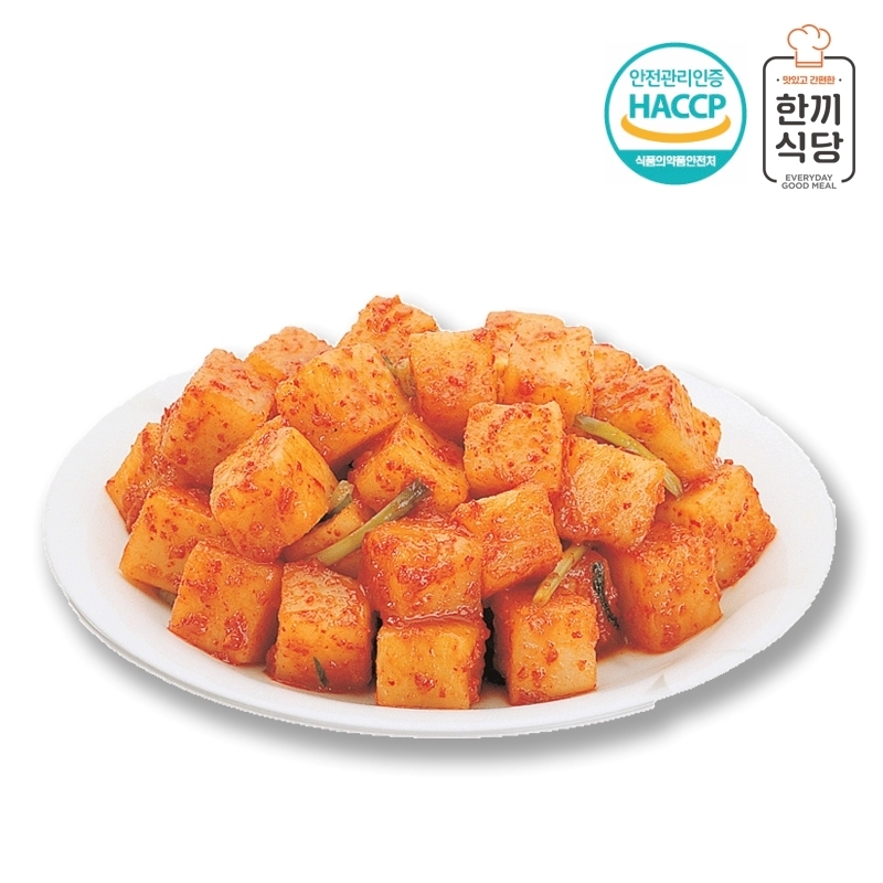 [한끼식당] 우리 농산물 100% 깍두기 1kg 3kg 5kg 10kg