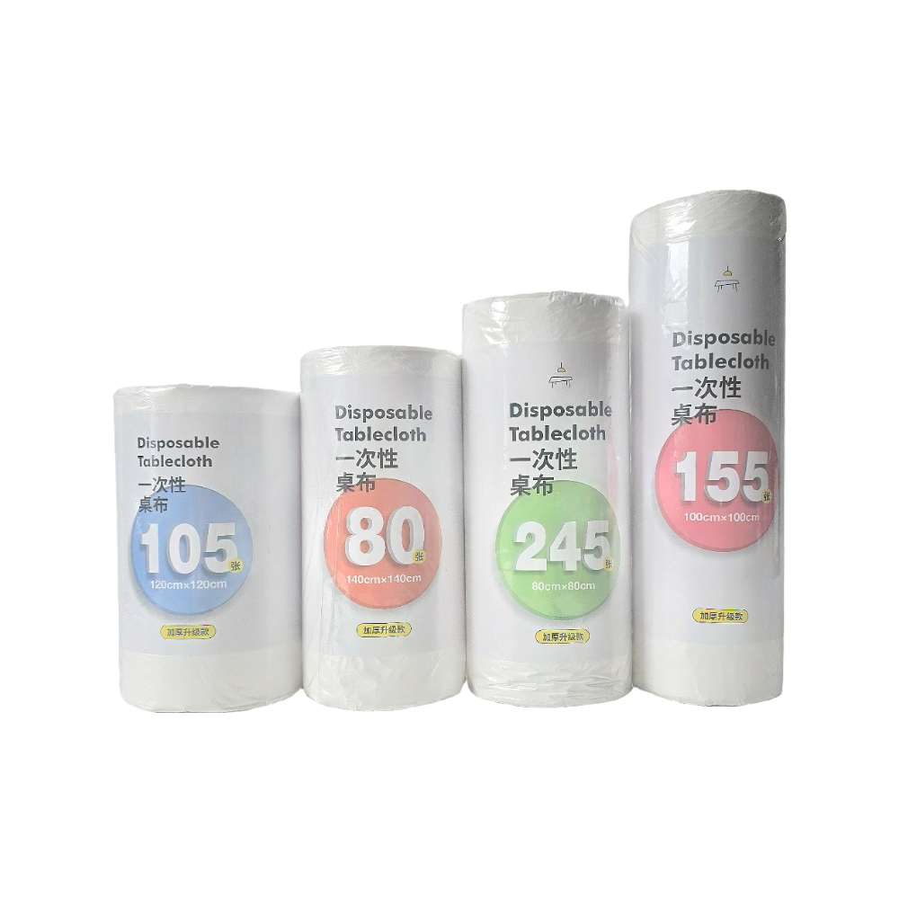 일회용 방수 비닐 식탁보 위생 테이블보 정사각 뜯어쓰는 롤타입 245매