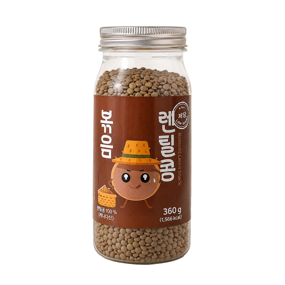 [밀리브] 볶은 렌틸콩 360g