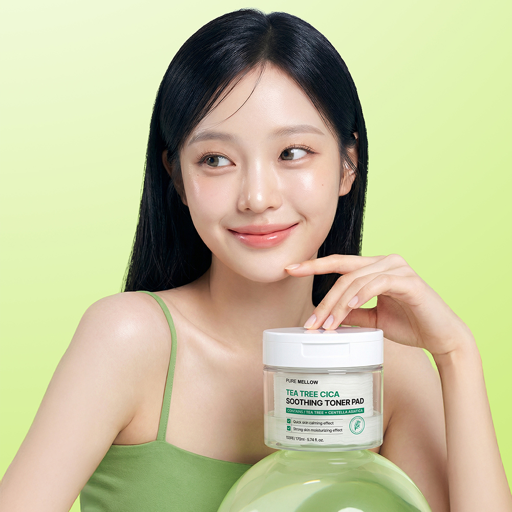 퓨어멜로우 티트리 시카 수딩 토너패드 100매 대표이미지 섬네일