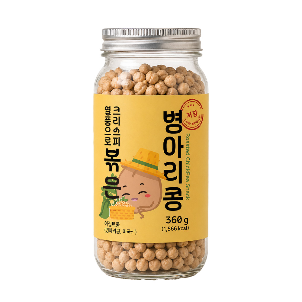 [밀리브] 볶은 병아리콩 360g 대표이미지 섬네일
