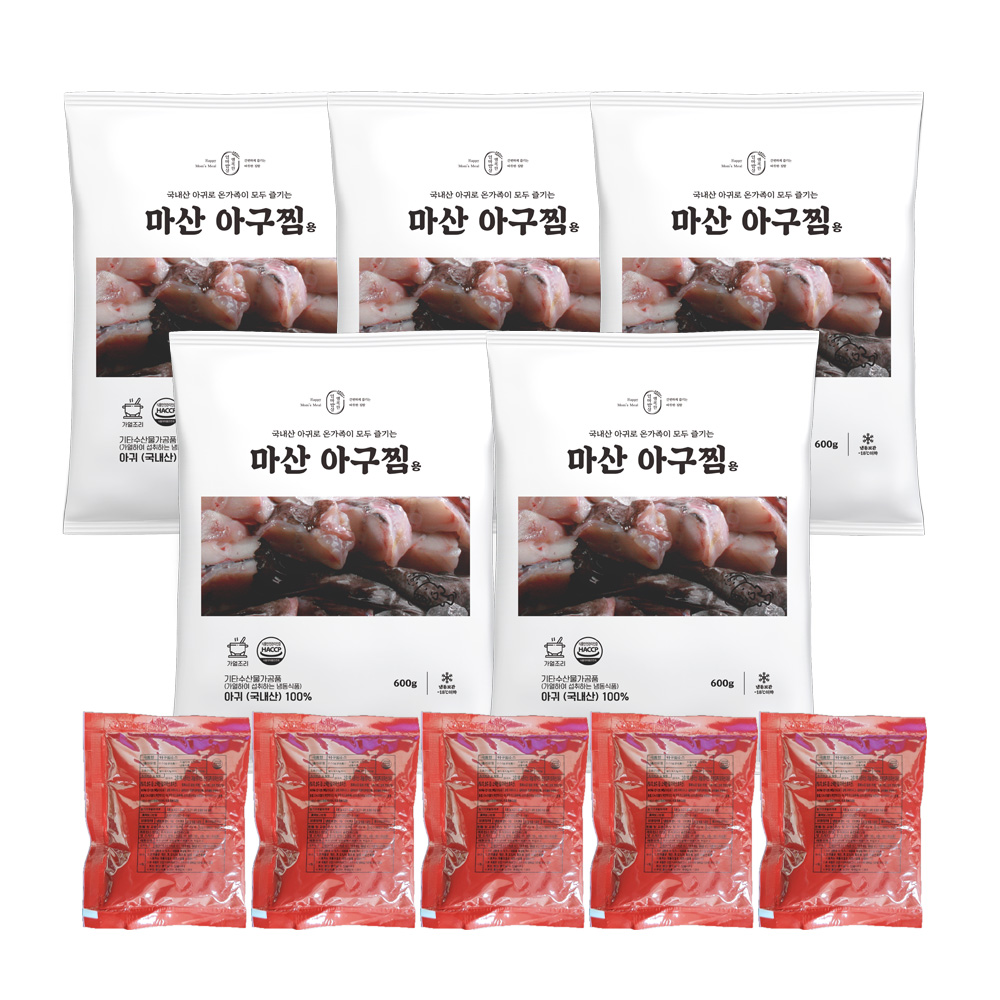 [행복한엄마밥상] 초간편 아구찜 밀키트 1개입/ 5개입