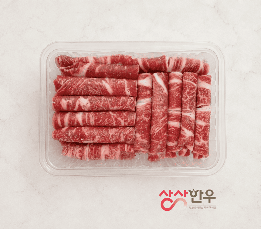 한우 샤브샤브 1등급 이상 (800g) 대표이미지 섬네일