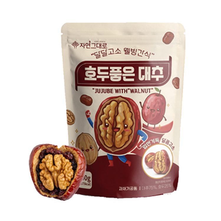 달달고소 웰빙간식 호두품은 대추(300g) 대표이미지 섬네일