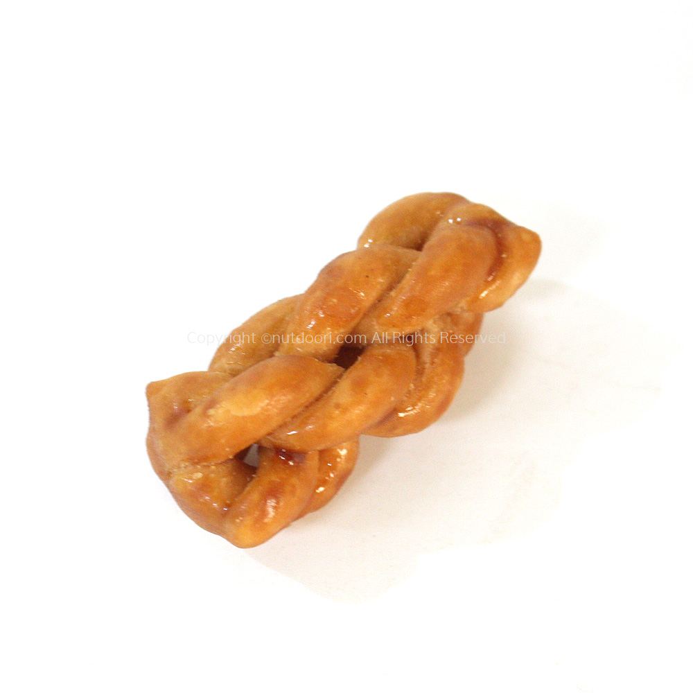넛두리 찹쌀꿀꽈배기 70g 2개 바삭 달콤한 부모님 건강간식 개별포장