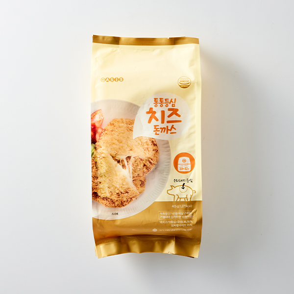 [봄동] 무항한돈 통통등심 치즈 돈까스 405g(135g * 3입)