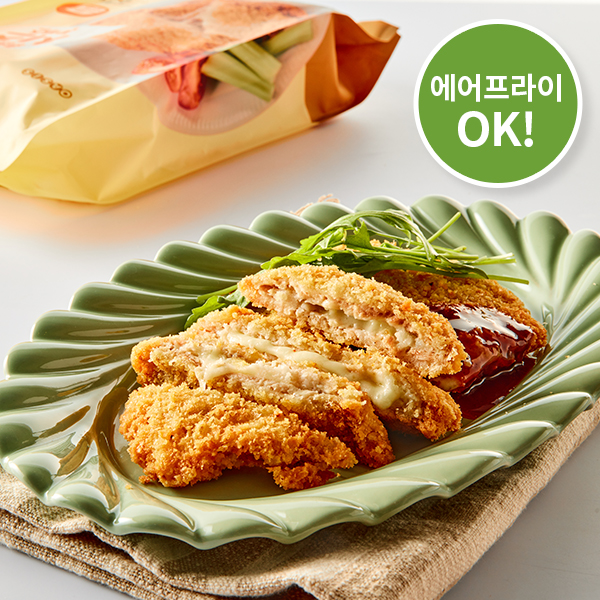 [봄동] 무항한돈 통통등심 치즈 돈까스 405g(135g * 3입) 대표이미지 섬네일