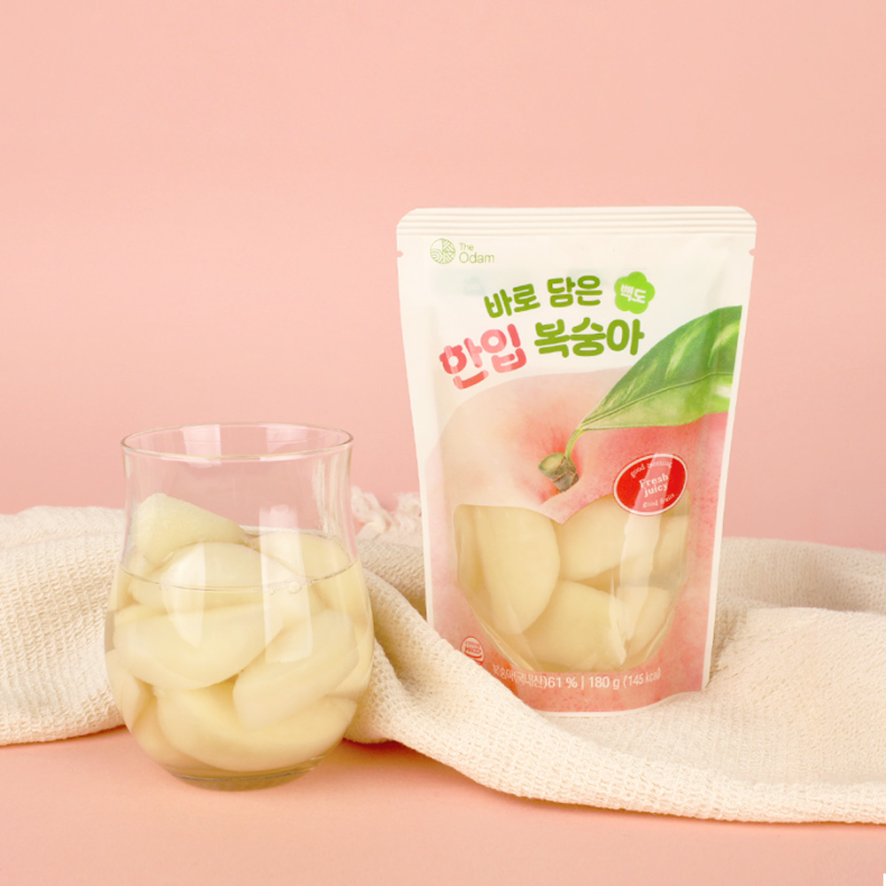 더오담 바로담은 한입 복숭아 180g