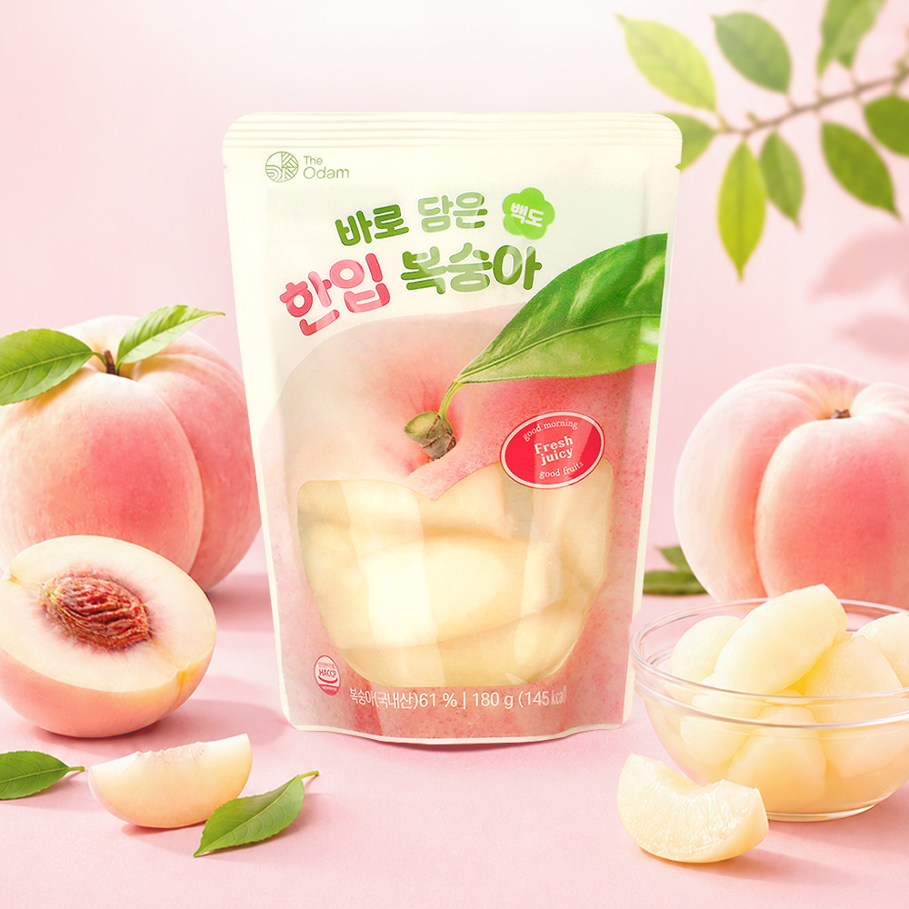 더오담 바로담은 한입 복숭아 180g
