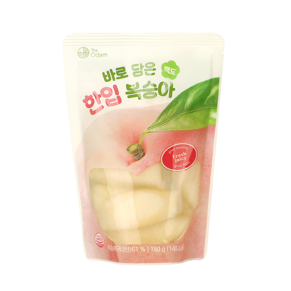 더오담 바로담은 한입 복숭아 180g