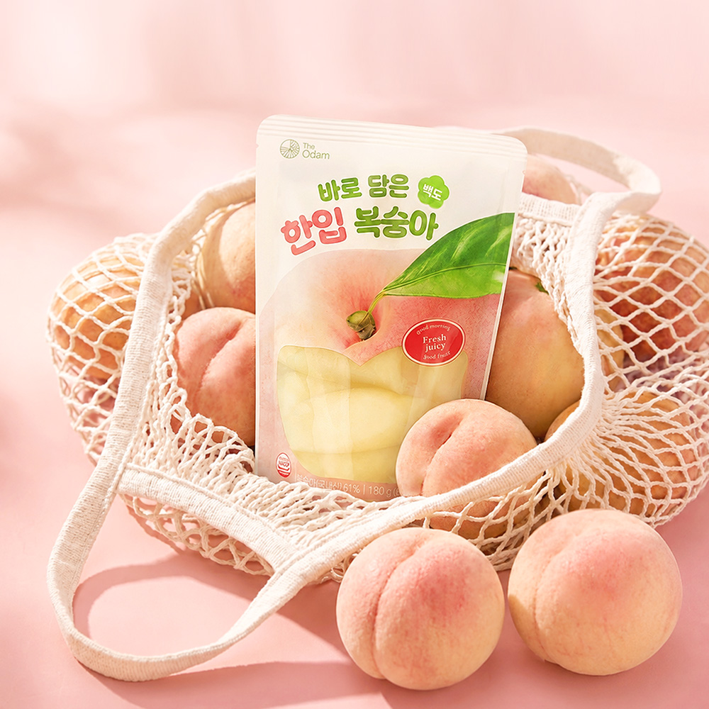 더오담 바로담은 한입 복숭아 180g 대표이미지 섬네일